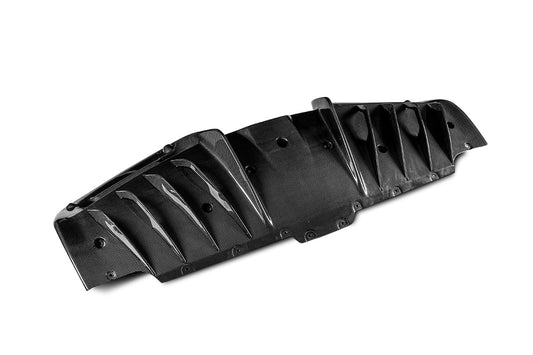 Ferrari SF90 Stradale & Spider 2021 2022 2023 2024 2025 with Aftermarket Parts - OEM 1:1 Style Replacement Rear Diffuser Pre-preg Carbon Fiber from Aero Republic