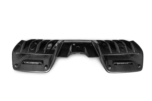 Ferrari SF90 Stradale & Spider 2021 2022 2023 2024 2025 with Aftermarket Parts - OEM 1:1 Style Replacement Rear Diffuser Pre-preg Carbon Fiber from Aero Republic