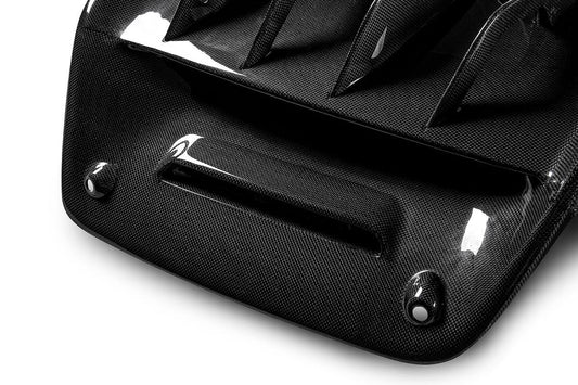 Ferrari SF90 Stradale & Spider 2021 2022 2023 2024 2025 with Aftermarket Parts - OEM 1:1 Style Replacement Rear Diffuser Pre-preg Carbon Fiber from Aero Republic