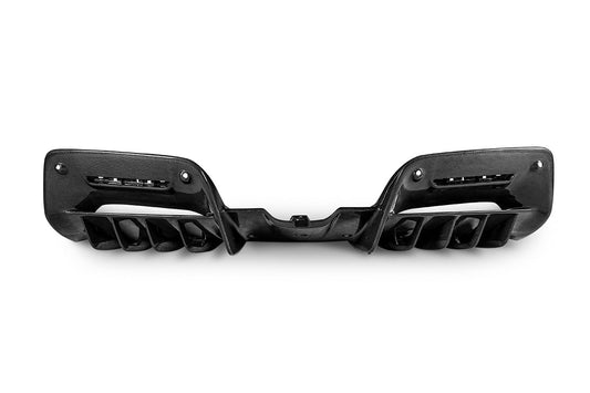 Ferrari SF90 Stradale & Spider 2021 2022 2023 2024 2025 with Aftermarket Parts - OEM 1:1 Style Replacement Rear Diffuser Pre-preg Carbon Fiber from Aero Republic