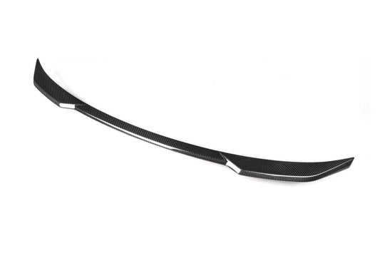 BMW I4 M50 / e Drive 40 G26 2020 2021 2022 2023 2024 & 4 Series Gran Coupe M440 430 G26 2020 2021 2022 2023 2024 with Aftermarket Parts - MP Style Rear Lip Spoiler Pre-preg Carbon Carbon Fiber from Aero Republic