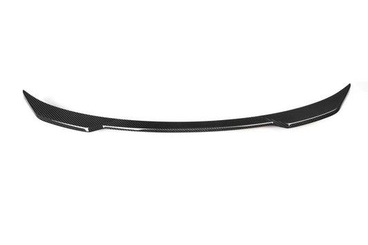 BMW I4 M50 / e Drive 40 G26 2020 2021 2022 2023 2024 & 4 Series Gran Coupe M440 430 G26 2020 2021 2022 2023 2024 with Aftermarket Parts - MP Style Rear Lip Spoiler Pre-preg Carbon Carbon Fiber from Aero Republic