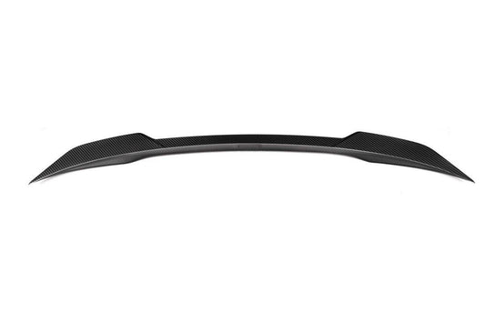 BMW I4 M50 / e Drive 40 G26 2020 2021 2022 2023 2024 & 4 Series Gran Coupe M440 430 G26 2020 2021 2022 2023 2024 with Aftermarket Parts - MP Style Rear Lip Spoiler Pre-preg Carbon Carbon Fiber from Aero Republic