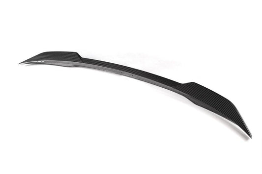 BMW I4 M50 / e Drive 40 G26 2020 2021 2022 2023 2024 & 4 Series Gran Coupe M440 430 G26 2020 2021 2022 2023 2024 with Aftermarket Parts - MP Style Rear Lip Spoiler Pre-preg Carbon Carbon Fiber from Aero Republic