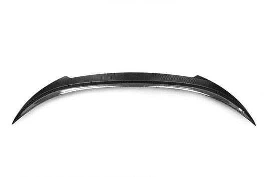 BMW 8 Series M850 840 G14 2018 2019 2020 2021 2022 2023 2024 & M8 F91 2019 2020 2021 2022 2023 2024 with Aftermarket Parts - V Style Rear Lip Spoiler Pre-preg Carbon Fiber from Aero Republic