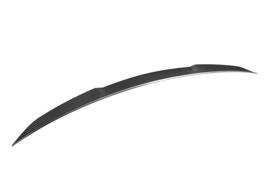 BMW I4 M50 / e Drive 40 G26 2020 2021 2022 2023 2024 & 4 Series Gran Coupe M440 430 G26 2020 2021 2022 2023 2024 with Aftermarket Parts - VS Style Rear Lip Spoiler Pre-preg Carbon Carbon Fiber from Aero Republic