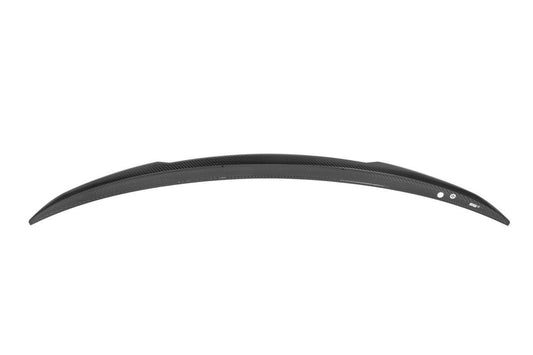 BMW I4 M50 / e Drive 40 G26 2020 2021 2022 2023 2024 & 4 Series Gran Coupe M440 430 G26 2020 2021 2022 2023 2024 with Aftermarket Parts - VS Style Rear Lip Spoiler Pre-preg Carbon Carbon Fiber from Aero Republic