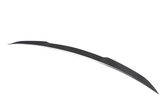 BMW I4 M50 / e Drive 40 G26 2020 2021 2022 2023 2024 & 4 Series Gran Coupe M440 430 G26 2020 2021 2022 2023 2024 with Aftermarket Parts - VS Style Rear Lip Spoiler Pre-preg Carbon Carbon Fiber from Aero Republic
