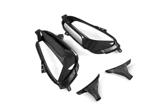 Ferrari SF90 Stradale & Spider 2021 2022 2023 2024 2025 with Aftermarket Parts - OEM 1:1 Style Side Air Intake Pre-preg Carbon Fiber from Aero Republic