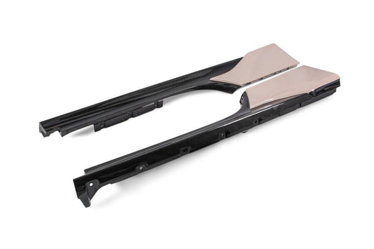 Ferrari SF90 Stradale & Spider 2021 2022 2023 2024 2025 with Aftermarket Parts - OEM 1:1 Style Side Skirts Pre-preg Carbon Fiber from Aero Republic