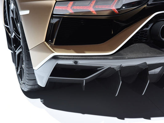 Lamborghini Aventador Base LP700 LP720 S LP740 SV LP750 Ultimate LP780 SVJ LP770 2012 2013 2014 2015 2016 2017 2018 2019 2020 2021 2022 2023 with Aftermarket Parts - 1:1 SVJ Conversion Rear Bumper FRP from Aero Republic