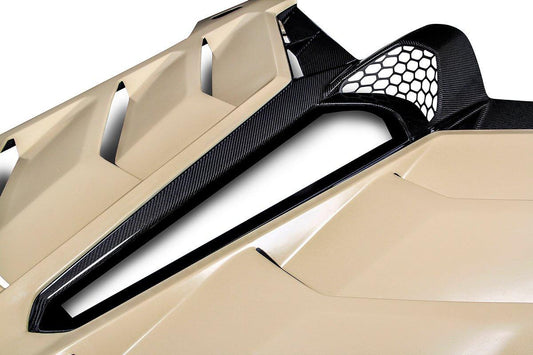 Lamborghini Aventador Base LP700 LP720 S LP740 SV LP750 Ultimate LP780 SVJ LP770 2012 2013 2014 2015 2016 2017 2018 2019 2020 2021 2022 2023 with Aftermarket Parts - 1:1 SVJ Conversion Rear Deck Lid Cover Pre-preg Carbon Fiber / FRP from Aero Republic