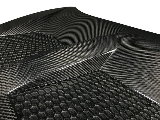 Lamborghini Huracan LP580 LP610 Evo RWD AWD Tecnica Performante 2015 2016 2017 2018 2019 2020 2021 2022 2023 2024 with Aftermarket Parts - LB Style Hood Pre-preg Carbon Fiber / FRP from Aero Republic