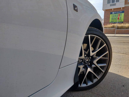 Aero Republic Lexus RC350 RC200 RCF Carbon Arch Guards Mud Flaps - Performance SpeedShop