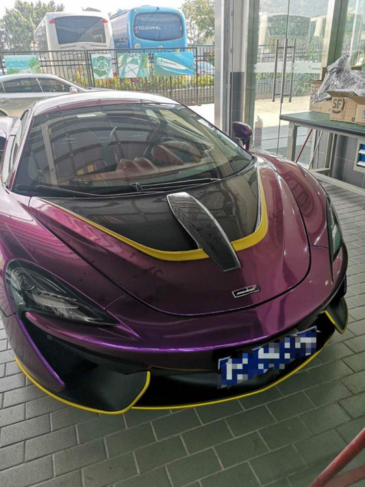 Aero Republic McLaren 540C 570S 570GT 600LT Senna Style Carbon Fiber Hood Bonnet - Performance SpeedShop