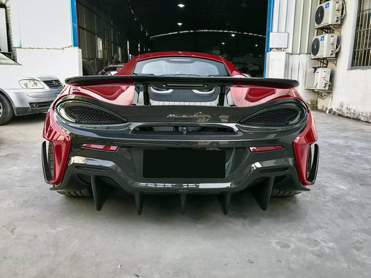 Aero Republic McLaren 540C 570S 570GT Carbon Fiber MSO Diffuser Upgrade to 600LT conversion kit - Performance SpeedShop