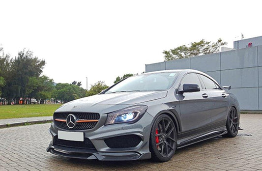 Aero Republic Mercedes Benz CLA-Class CLA45 2014-2016 C117 R1 Carbon Fiber Front Splitter - Performance SpeedShop