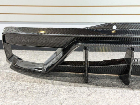 Aero Republic Pre-preg Carbon Fiber Rear Diffuser AD Style for Corvette C8 2020-ON - Performance SpeedShop