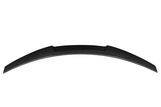 BMW M3 M3C M3CS G80 2021 2022 2023 2024 & 3 Series M340i 330i (Fits Both Pre-LCI & LCI) G20 2019 2020 2021 2022 2023 2024 with Aftermarket Parts - M4 Style Rear Lip Spoiler Pre-preg Carbon Carbon Fiber from Aero Republic