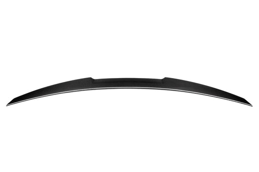 BMW 4 Series M440 430 G22 2020 2021 2022 2023 2024 & M4 G82 2021 2022 2023 2024 with Aftermarket Parts - M4 Style Rear Lip Spoiler Pre-preg Carbon Carbon Fiber from Aero Republic