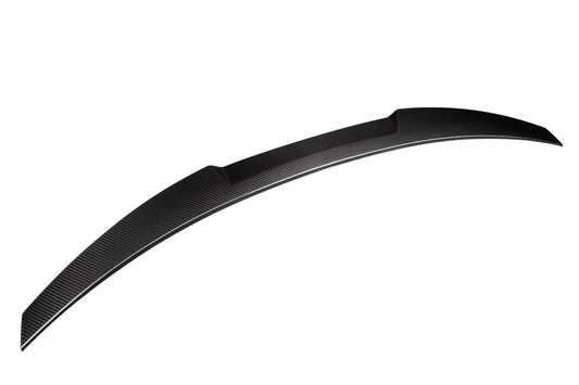 BMW 4 Series M440 430 G22 2020 2021 2022 2023 2024 & M4 G82 2021 2022 2023 2024 with Aftermarket Parts - M4 Style Rear Lip Spoiler Pre-preg Carbon Carbon Fiber from Aero Republic