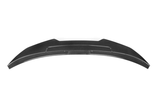 BMW M3 M3C M3CS G80 2021 2022 2023 2024 & 3 Series M340i 330i (Fits Both Pre-LCI & LCI) G20 2019 2020 2021 2022 2023 2024 with Aftermarket Parts - PSM Style Rear Lip Spoiler Pre-preg Carbon Carbon Fiber from Aero Republic