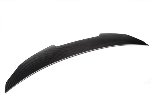 BMW 4 Series M440 430 G22 2020 2021 2022 2023 2024 & M4 G82 2021 2022 2023 2024 with Aftermarket Parts - PSM Style Rear Lip Spoiler Pre-preg Carbon Carbon Fiber from Aero Republic