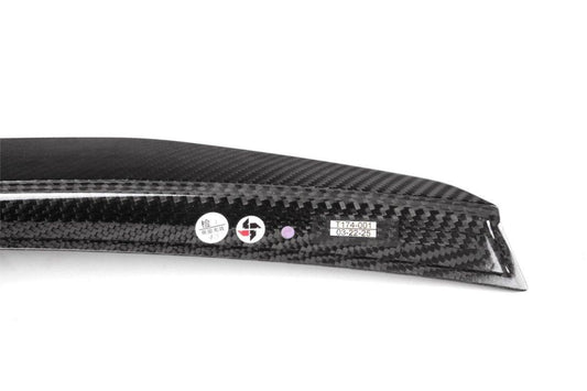 Audi S4 A4 B9 2018 2019 2020 2021 2022 2023 2024 with Aftermarket Parts - PSM Style Rear Lip Spoiler Pre-preg Carbon Fiber from Aero Republic