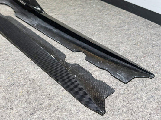 Aero Republic Pre-preg Carbon Fiber Side Skirts AD Style for Corvette C8 2020-ON - Performance SpeedShop