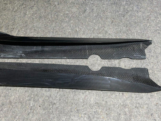 Aero Republic Pre-preg Carbon Fiber Side Skirts AD Style for Corvette C8 2020-ON - Performance SpeedShop