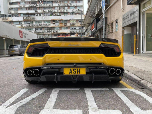 Aero Republic SD Style Carbon Fiber Rear Bumper & Diffuser For Lamborghini Huracan LP580 LP610 - Performance SpeedShop