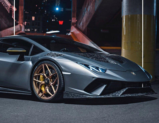 Lamborghini Huracan LP580 LP610 Evo RWD AWD Tecnica Performante 2015 2016 2017 2018 2019 2020 2021 2022 2023 2024 with Aftermarket Parts - Ten Style Hood Pre-preg Carbon Fiber / FRP from Aero Republic