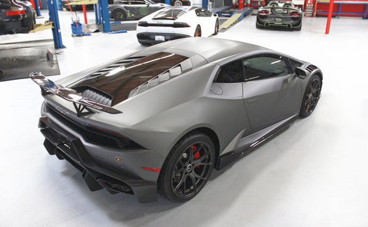 V Style Carbon Fiber Spoiler