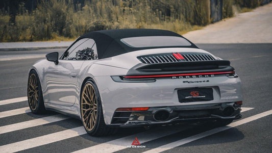 Armorextend AE Design Carbon Fiber Ducktail Spoiler for Porsche 992 Convertible Carrera & 4 & S & 4S - Performance SpeedShop