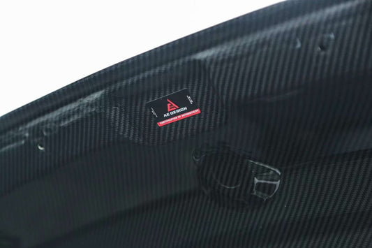 Audi RS5 S5 A5 B9 B9.5 2017 2018 2019 2020 2021 2022 2023 2024 with Aftermarket Parts - AE Style Hood Bonnet Carbon Fiber from ArmorExtend