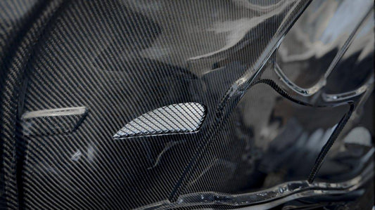 Audi RS5 S5 A5 B9 B9.5 2017 2018 2019 2020 2021 2022 2023 2024 with Aftermarket Parts - AE Style Hood Bonnet Carbon Fiber from ArmorExtend
