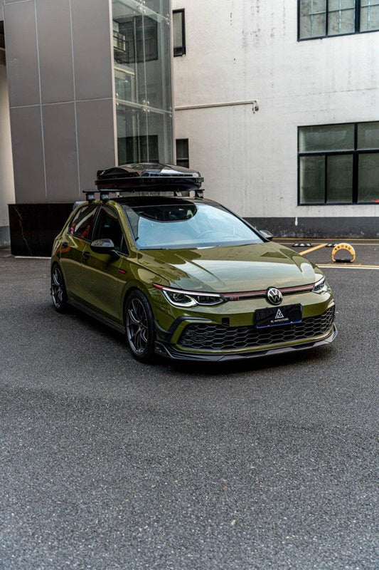 Volkswagen GTI & R-line MK8 2022 2023 2024 with Aftermarket Parts - AE Front Canards Carbon Fiber from ArmorExtend