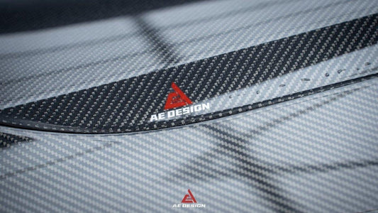 BMW M3 G80 G81 & M4 G82 G83 2021 2022 2023 2024 with Aftermarket Parts - AE Style Hood Carbon Fiber from ArmorExtend