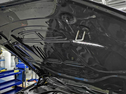 BMW 5 series M550 540 530 G30 (fits both Pre-LCI & LCI) 2017 2018 2019 2020 2021 2022 2023 2024 & M5 M5C F90 (Fits Both Pre-LCI & LCI) 2018 2019 2020 2021 2022 2023 2024 with Aftermarket Parts - AE Style Hood Bonnet Carbon Fiber from ArmorExtend