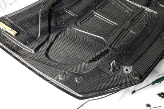 BMW 5 series M550 540 530 G30 (fits both Pre-LCI & LCI) 2017 2018 2019 2020 2021 2022 2023 2024 & M5 M5C F90 (Fits Both Pre-LCI & LCI) 2018 2019 2020 2021 2022 2023 2024 with Aftermarket Parts - AE Style Hood Bonnet Carbon Fiber from ArmorExtend