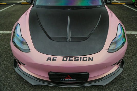 Armorextend AE Design Carbon Fiber Hood Bonnet for Tesla Model 3 / Performance - Performance SpeedShop