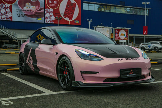 Armorextend AE Design Carbon Fiber Hood Bonnet for Tesla Model 3 / Performance - Performance SpeedShop