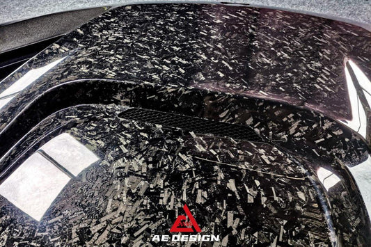 BMW X3 G01 & X3M X3MC F97 (Fits Both Pre-LCI & LCI) 2019 2020 2021 2022 2023 2024 & X4 G02 & X4M X4MC F98 (Fits Both Pre-LCI & LCI) 2019 2020 2021 2022 2023 2024 with Aftermarket Parts - AE Style Hood Bonnet Double-sided Carbon Fiber from ArmorExtend