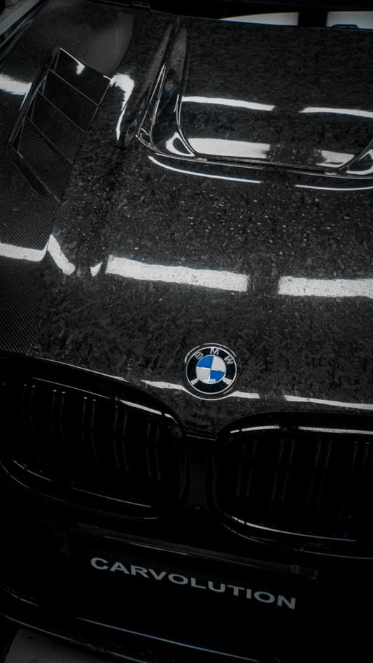 BMW X3 G01 & X3M X3MC F97 (Fits Both Pre-LCI & LCI) 2019 2020 2021 2022 2023 2024 & X4 G02 & X4M X4MC F98 (Fits Both Pre-LCI & LCI) 2019 2020 2021 2022 2023 2024 with Aftermarket Parts - AE Style Hood Bonnet Double-sided Carbon Fiber from ArmorExtend