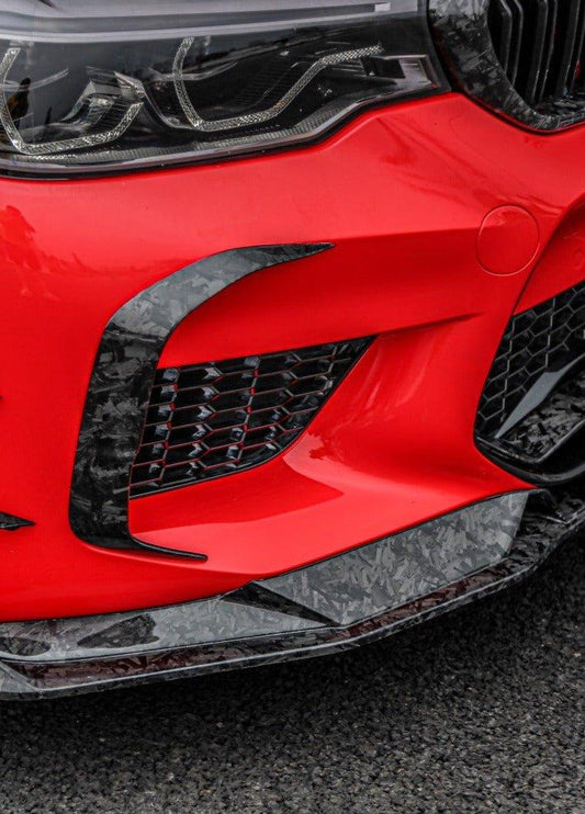 BMW M5/M5C F90 Pre-LCI 2018 2019 2020 with Aftermarket Parts - AE Intake Vent Cover Carbon Fiber from ArmorExtend
