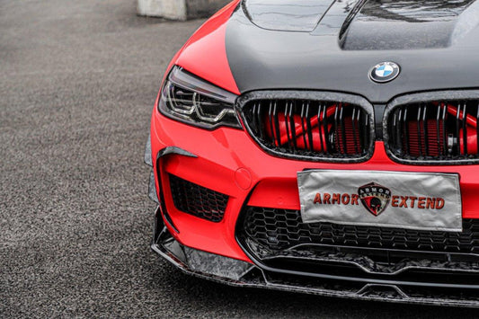 BMW M5/M5C F90 Pre-LCI 2018 2019 2020 with Aftermarket Parts - AE Intake Vent Cover Carbon Fiber from ArmorExtend