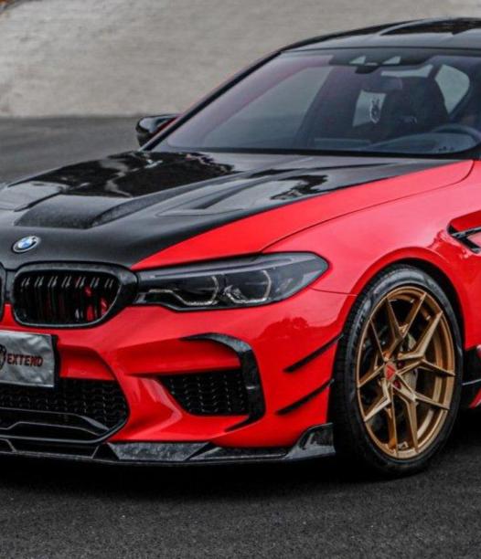 BMW M5/M5C F90 Pre-LCI 2018 2019 2020 with Aftermarket Parts - AE Intake Vent Cover Carbon Fiber from ArmorExtend
