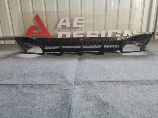 Your Audi S4 / A4 (With S-line Bumper) B9.5 2020 2021 2022 2023 2024 with Aftermarket Parts - AE Style Rear Diffuser Carbon Fiber from ArmorExtend
