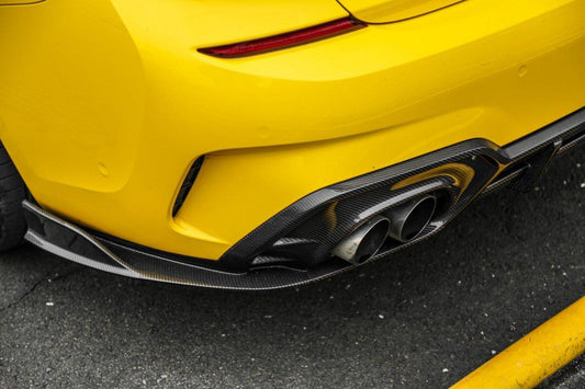 BMW 3 Series 330i M340i G20 Pre-LCI 2019 2020 2021 2022 with Aftermarket Parts - AE Style Rear Diffuser Carbon Fiber from ArmorExtend