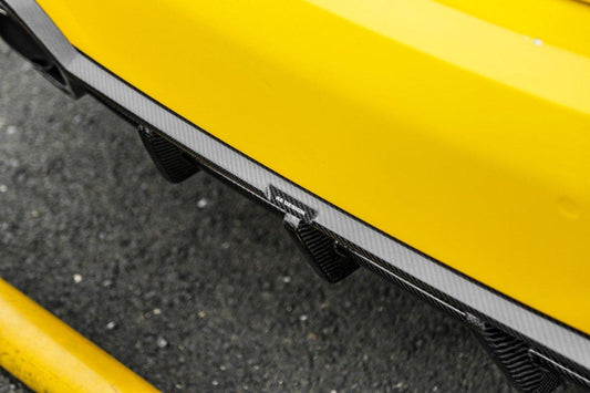 BMW 3 Series 330i M340i G20 Pre-LCI 2019 2020 2021 2022 with Aftermarket Parts - AE Style Rear Diffuser Carbon Fiber from ArmorExtend